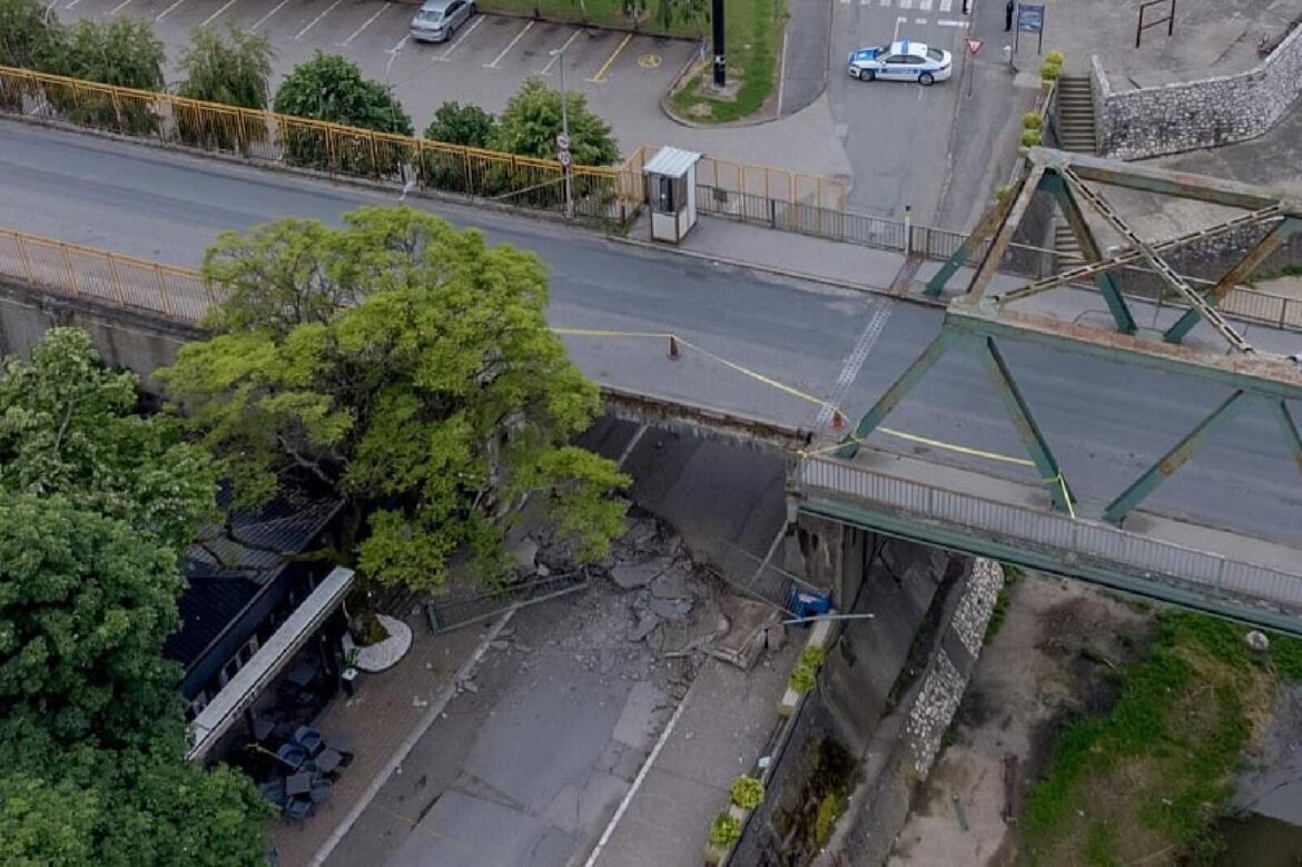 Gradiška urušavanje mosta